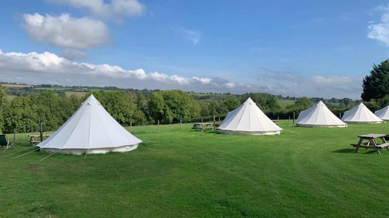 Home Farm Radnage Glamping Bell Tent 2, With Log Burner And Fire Pit Zewnętrze zdjęcie